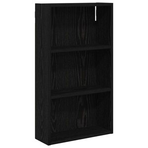 vidaXL Armoire murale de salle de bain Chêne Noir 40 x 14 x 70 cm