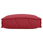 vidaXL Coussin pour assise de palette 6 Pièces Bordeaux 40 x 40 x 8 cm