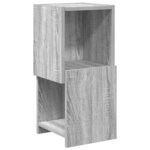 vidaXL Meuble d'angle Blanc 25 5x25x55cm Bois d'ingénierie