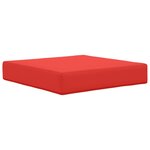 vidaXL Coussin de canapé d'extérieur 3 Pièces Rouge Polyester
