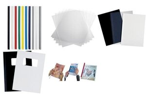 Pochettes pour baguettes à relier  A4  transparent DURABLE