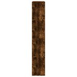 vidaXL Bibliothèque chêne fumé 100x33x187 5 cm bois d'ingénierie