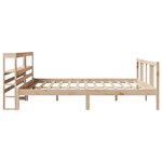 vidaXL Cadre de lit avec tête de lit sans matelas 180x200 cm