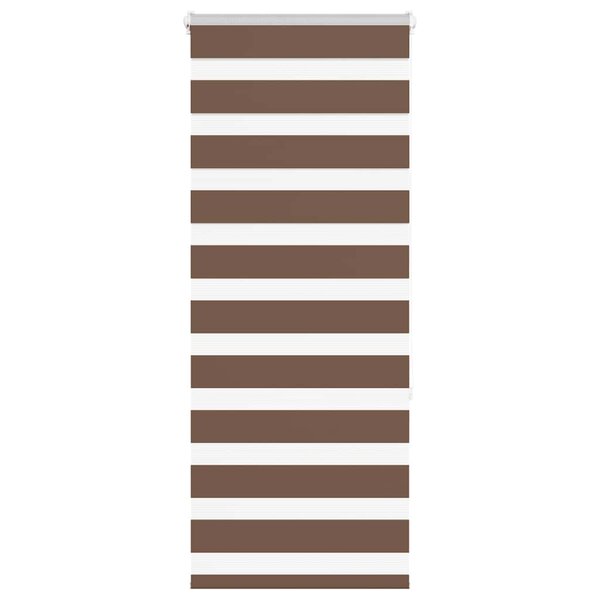 vidaXL Store zèbre marron 55x150 cm largeur du tissu 50 9 cm polyester