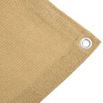 vidaXL Tapis de tente sable 400x600 cm PEHD