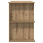 vidaXL Bureau chêne artisanal 140 x 50 x 75 cm Bois d'ingénierie