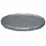 Bestway Couverture de piscine Ø4 88 m Rond Polyester Gris