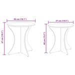 vidaXL Table basse 2 Pièces Brun cire Bois massif en pin