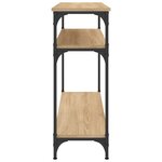 vidaXL Table console chêne sonoma 100x29x75 cm bois d'ingénierie
