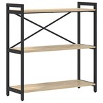 vidaXL Bibliothèque Chêne sonoma 80 x 30 x 83 cm Bois d'ingénierie