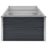 vidaXL Lit surélevé de jardin Anthracite 240x80x45 cm Acier galvanisé