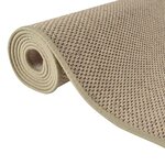 vidaXL Tapis de couloir aspect sisal sable 80x250 cm