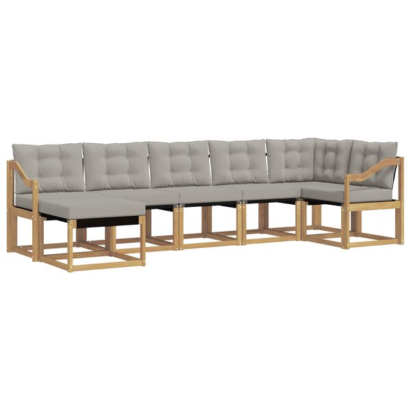 vidaXL Ensemble de canapés d'extérieur 7 pc