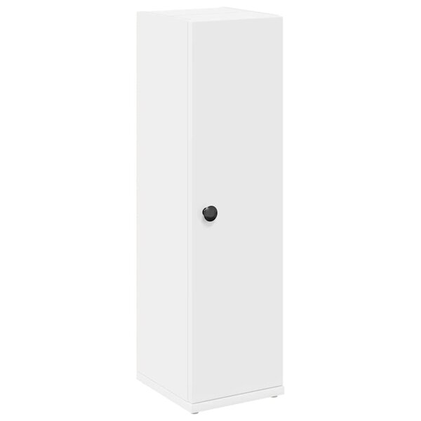 vidaXL Meuble de salle de bain avec porte-rouleau blanc 20 5x22x72 cm