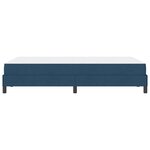 vidaXL Lit à ressorts avec matelas Bleu 120 x 200 cm tissu