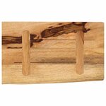 vidaXL Dessus de table 50x40x3 8 cm bord vif bois massif manguier brut