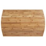 vidaXL Table basse de jardin 90x55x37 cm bambou