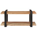 vidaXL Meuble TV 90x40x40 cm Bois d'acacia solide