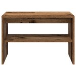 vidaXL Meuble TV vieux bois 60x40x40 cm bois d'ingénierie