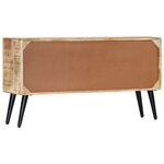 vidaXL Buffet 118x30x62 cm Bois de manguier massif