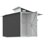 vidaXL Abri de jardin Anthracite 270x130x208 5 cm Acier galvanisé