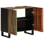 vidaXL Armoire lavabo de salle de bain 62x34x58cm bois massif d'acacia