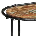 vidaXL Table console 110x42x76 cm bois massif de récupération