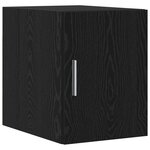 Cabinet de rangement slim vidaXL Chêne noir 30x42.5x225 cm Bois reconstitué