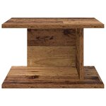 vidaXL Table de chevet 2 Pièces Bois ancien 40 x 30 x 25 cm
