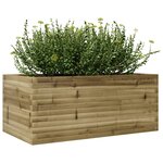 vidaXL Jardinière 110x60x45 5 cm bois de pin imprégné