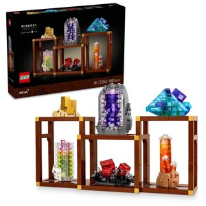 LEGO Ideas 21362 — Collection de minéraux set de 880 pièces pour adultes.