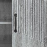 vidaXL Meuble TV Sonoma gris 150 x 31 x 47 cm Bois d'ingénierie