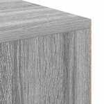 vidaXL Bureau Gris Sonoma 102 x 50 x 75 cm Bois d'ingénierie