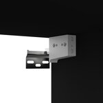 vidaXL Meuble TV Noir 100x30x30 cm Bois d’ingénierie