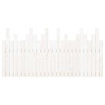 vidaXL Tête de lit murale Blanc 166x3x80 cm Bois massif de pin