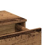 vidaXL Coiffeuse Bois Ancien 100 x 40 x 130 cm Bois d'ingénierie