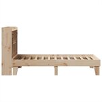 vidaXL Cadre de lit sans matelas 90x190 cm bois de pin massif