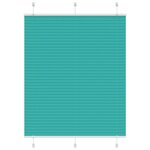 vidaXL Store plissé vert pétrole 110x100cm largeur du tissu 109 4cm