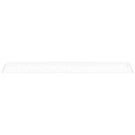 vidaXL Serre avec cadre en acier blanc 66 m² 22x3x2 m