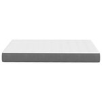 Matelas à ressorts ensachés vidaXL Gris clair Medium 120x190x20 cm Tissu