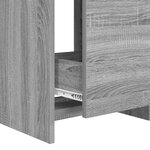 vidaXL Meuble sous lavabo de salle de bain Sonoma gris