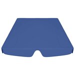 vidaXL Toit de rechange de balançoire bleu 188/168x145/110 cm