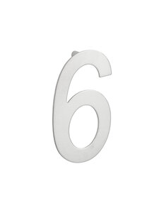 THIRARD - Chiffre 6 à visser  inox  H.100mm - THIRARD
