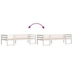 vidaXL Cadre de lit pour enfants sans matelas 75x190 cm pin massif