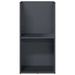 vidaXL Portant de bois chauffage anthracite 40x30x80 cm
