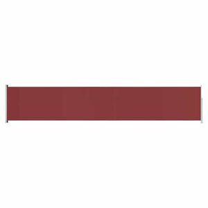 vidaXL Auvent latéral rétractable de patio 117x600 cm Rouge