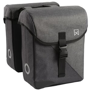 Willex sacoche double 800 33 l gris et noir