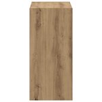 vidaXL Bibliothèque chêne artisanal 68 5x32x68 5 cm bois d'ingénierie