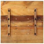 vidaXL Dessus de table carré 60x60 cm 15-16 mm Bois de récupération