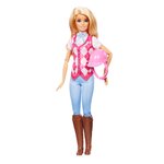 Mattel HXJ38 - Barbie Mysteries À la Poursuite du Cheval Perdu Poupée Malibu